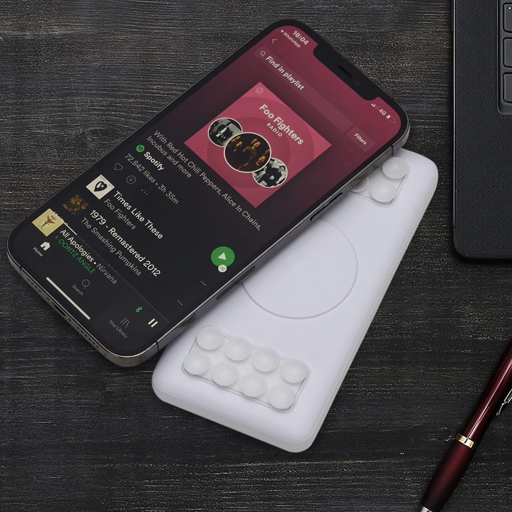 Power Bank 10 000mAh com Carregamento via Inducao ou via Cabo