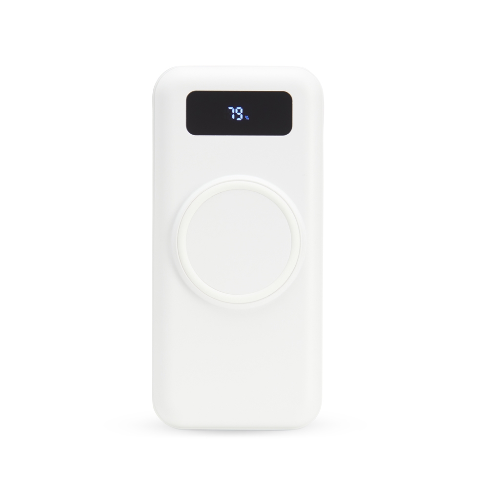 Power Bank 10 000mAh com Carregamento via Inducao ou via Cabo