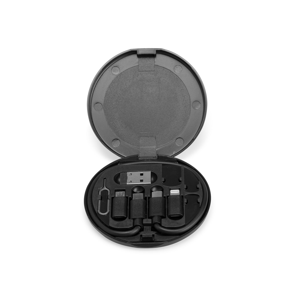 Kit Cabo USB C com 3 Adaptadores