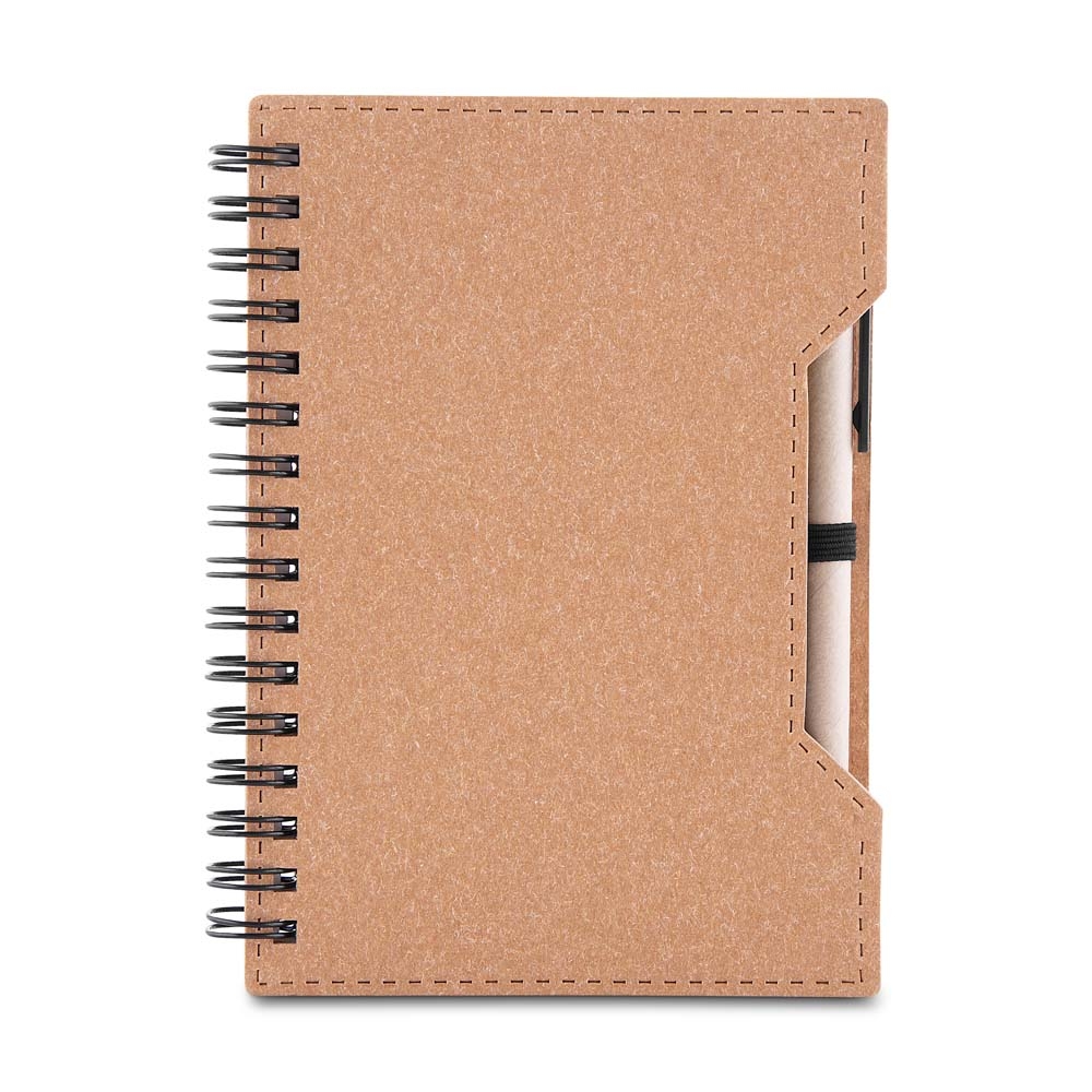 Caderno De Papelao Com Caneta