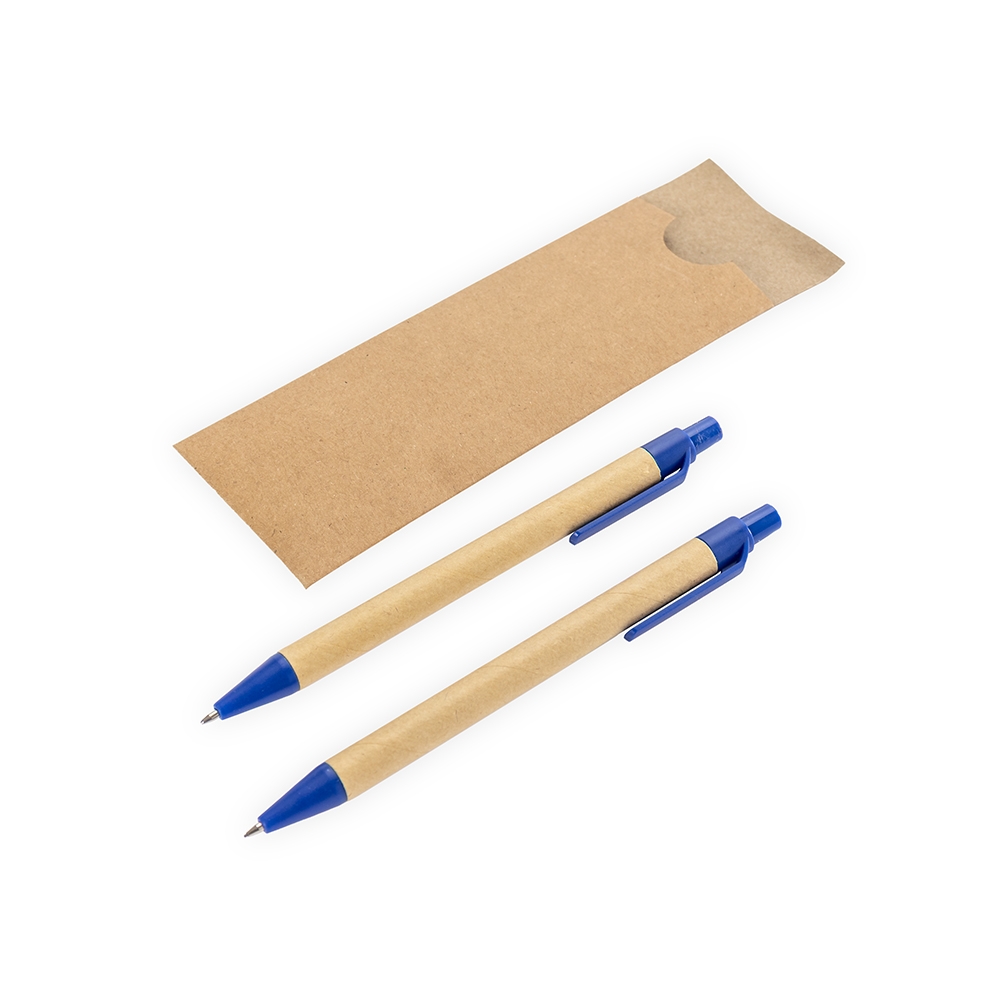 Kit Ecologico Caneta e Lapiseira Papelao
