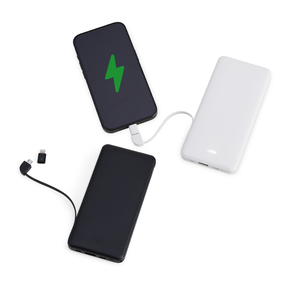 Power Bank 10 000mAh com Indicador LED