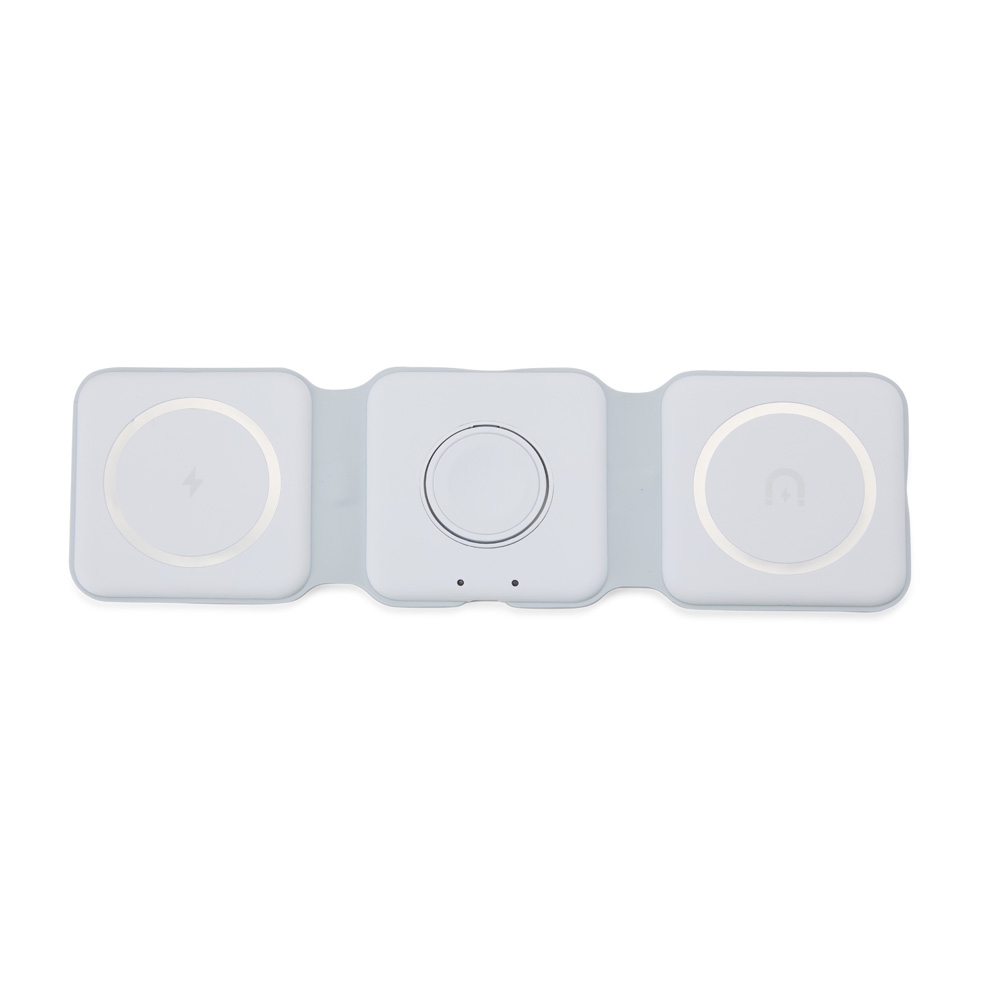 Carregador Sem Fio Magnetico Triplo Para Apple