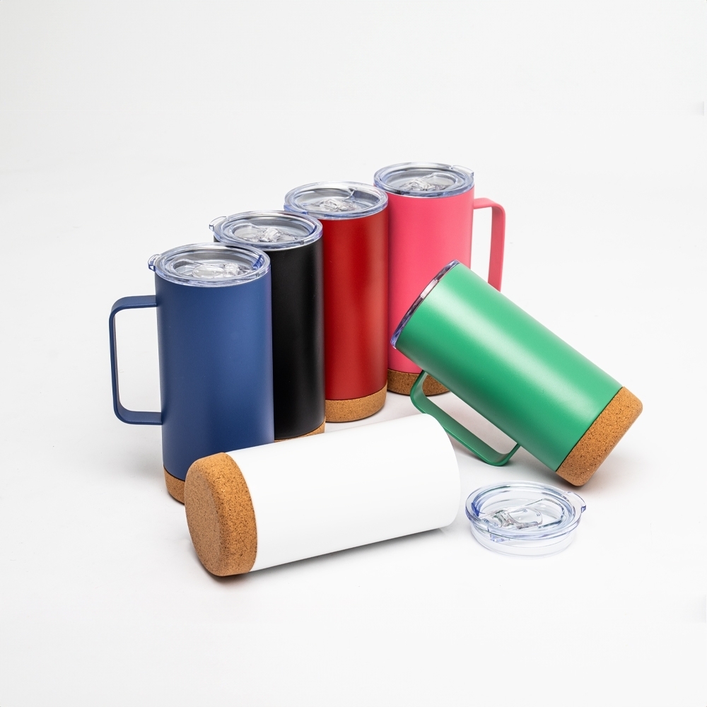 Caneca Termica com Cortica de 500ml