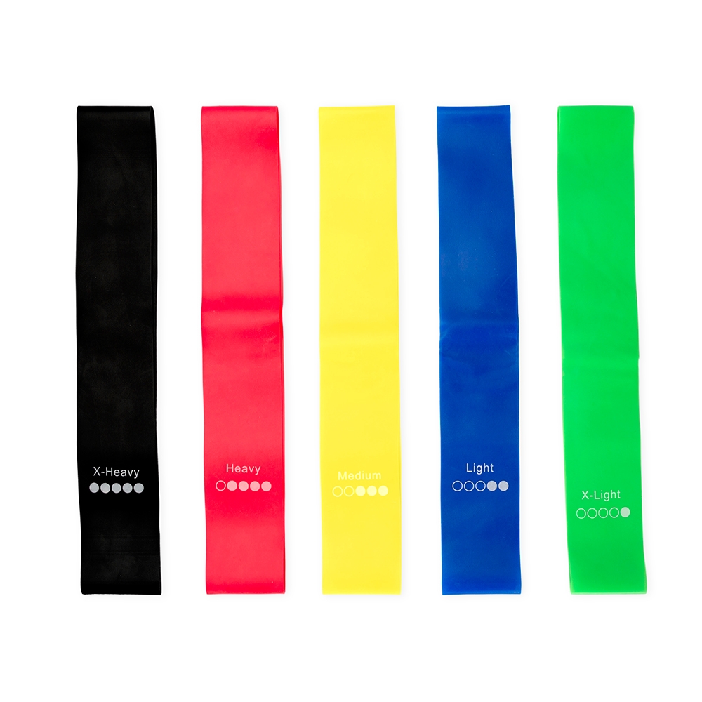Kit Faixas de Yoga 5 Pecas