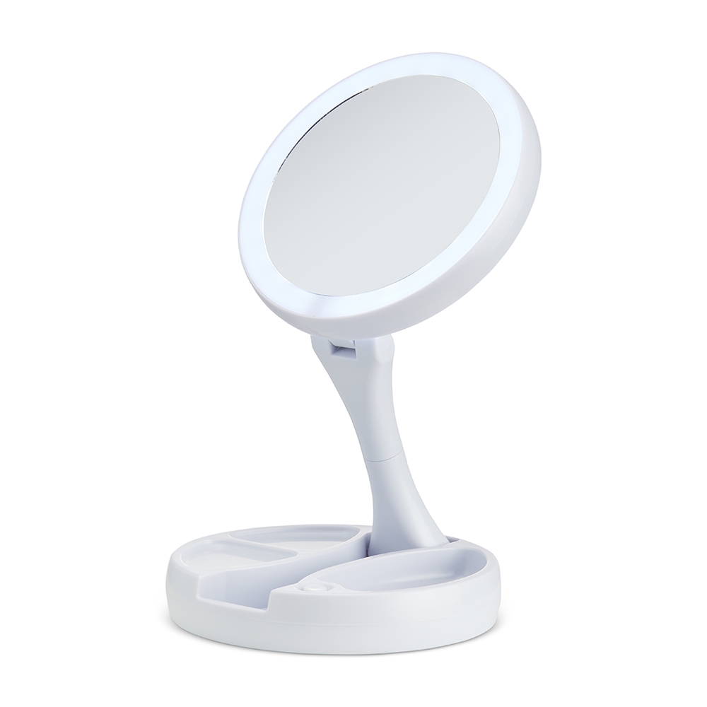 Espelho Dobravel com Led Recarregavel
