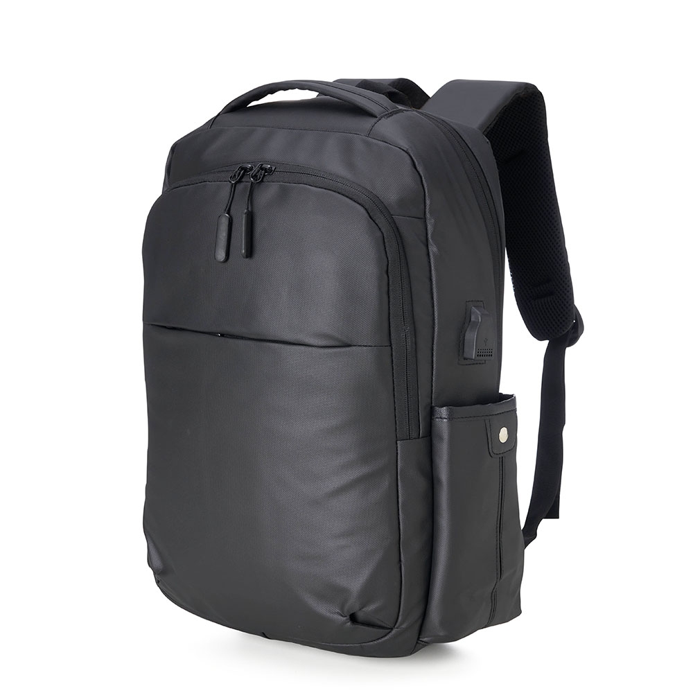 Mochila Couro Sintetico USB 20 Litros