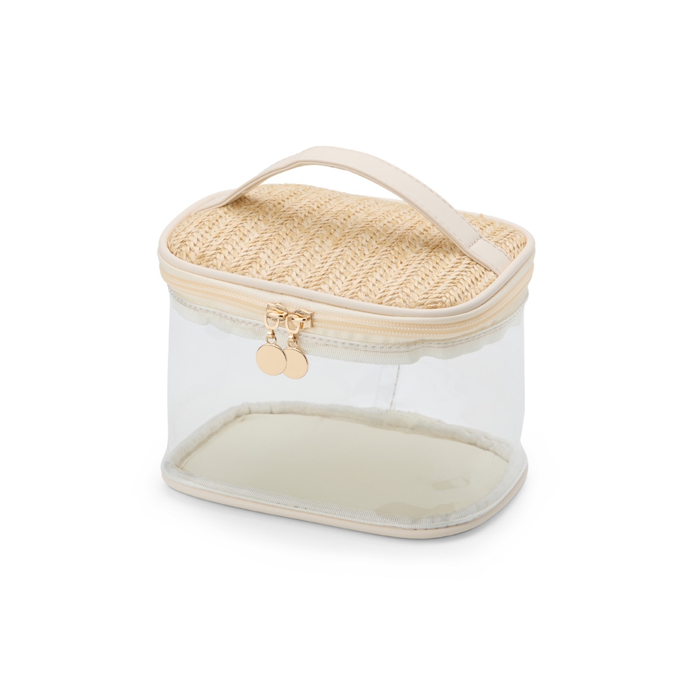 Necessaire Pvc e Palha