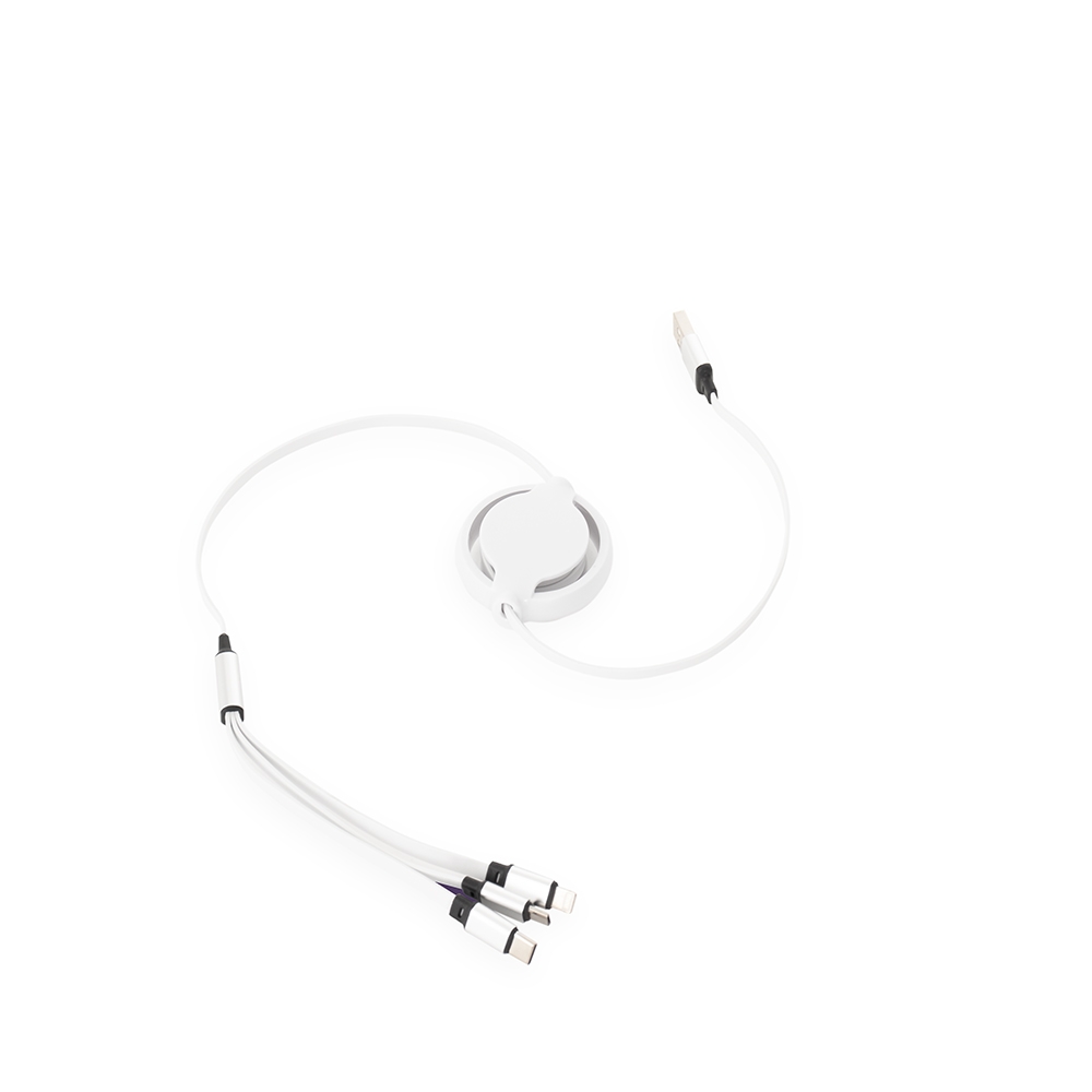 Cabo USB Retr?til 3 em 1
