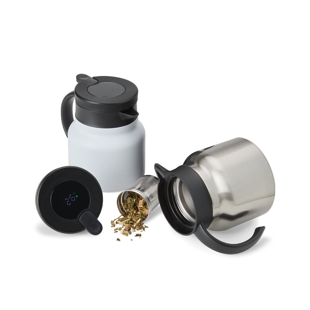 Chaleira Termica Inox 750ml com Display LED